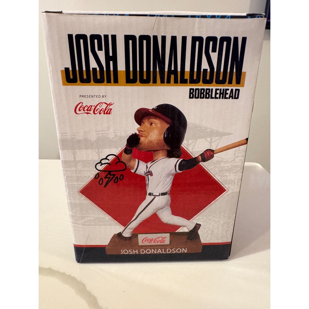 Atlanta Braves Josh Donaldson Bobblehead Coca-Cola Bringer of Rain SGA MLB‎ 2019